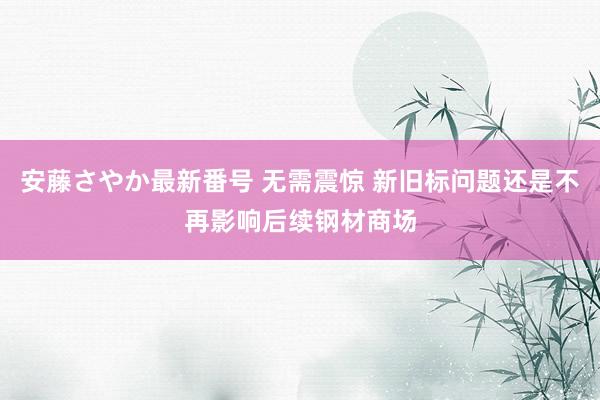 安藤さやか最新番号 无需震惊 新旧标问题还是不再影响后续钢材商场