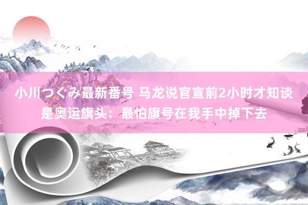 小川つぐみ最新番号 马龙说官宣前2小时才知谈是奥运旗头：最怕旗号在我手中掉下去